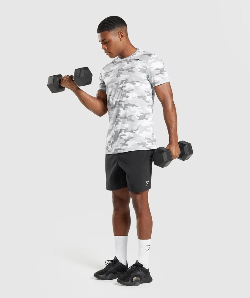 Koszulki Gymshark Arrival Męskie Camo | PL 513HPN